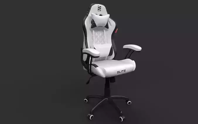 Gaming Chair Low-poly 3D model