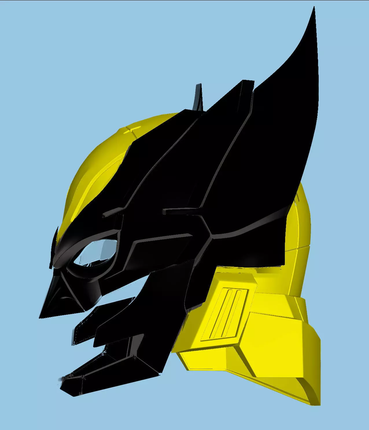 capacete Wolverine 3D print model