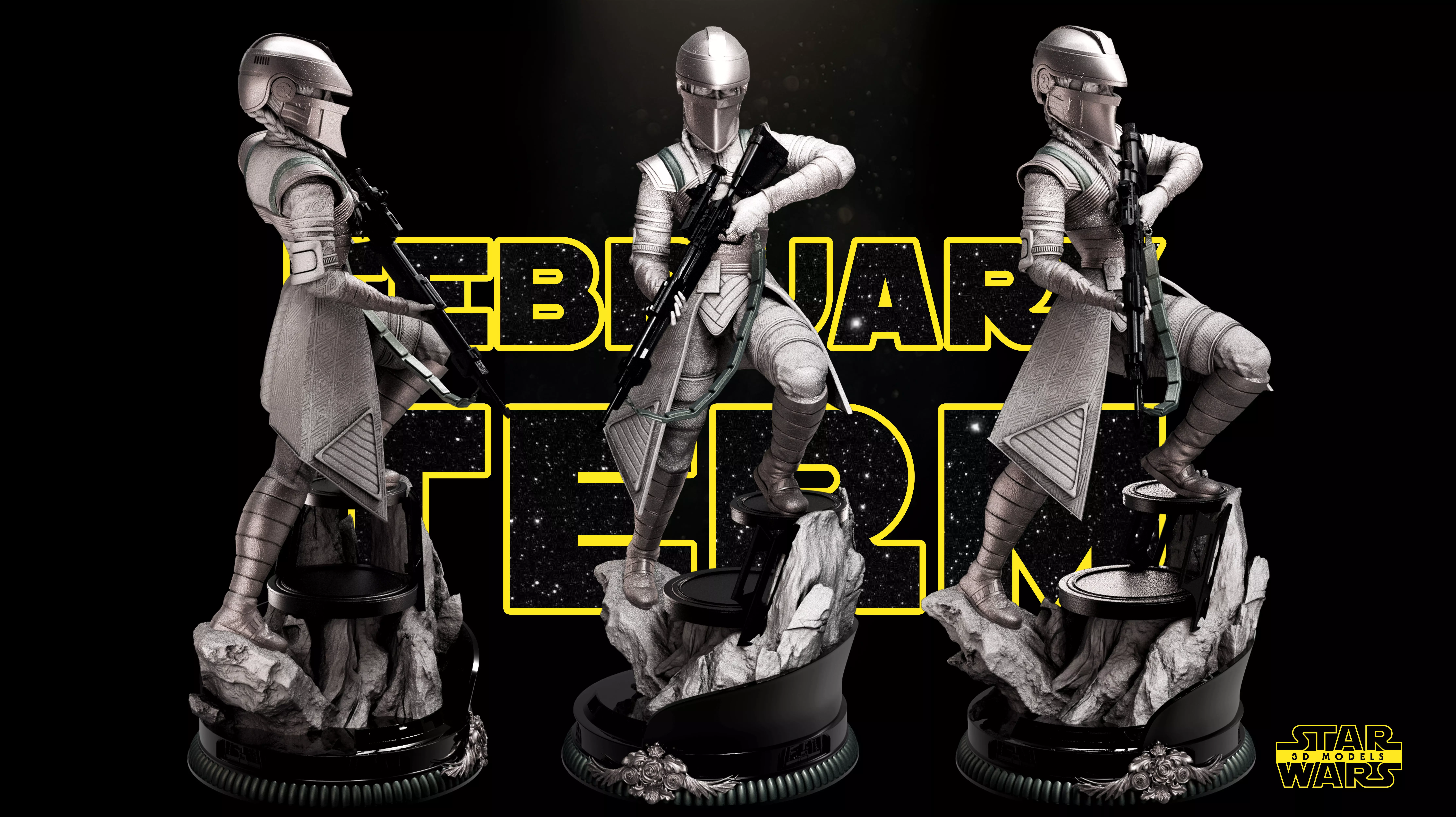 Fennec Shand Sculpture  - Tested and Ready for 3D printing 3D print model_0