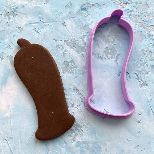 Condom Cookie Cutter 3D print model 3D print model 3D print model