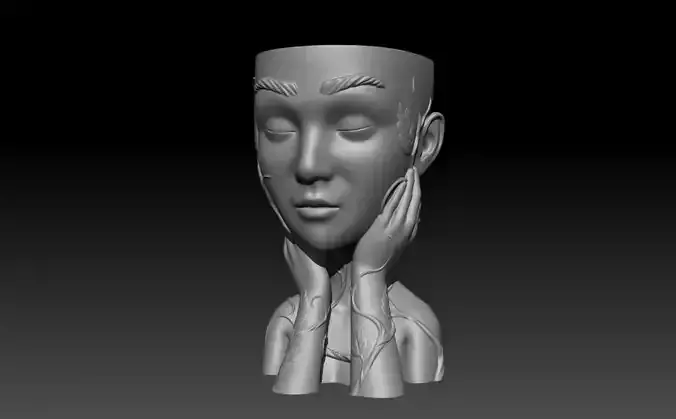 prathivi head planter 3D model