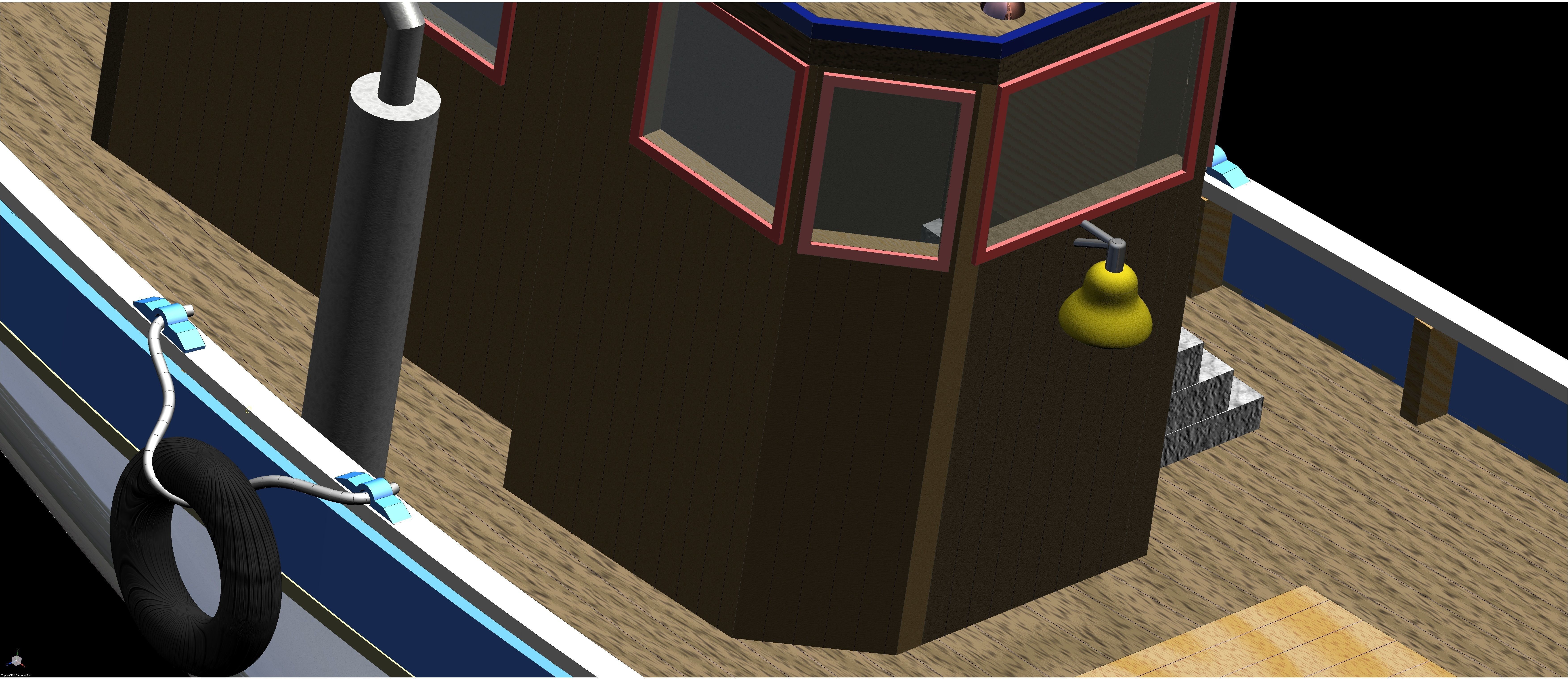 FISHER KING MODEL FISHING BOAT 3D model_18