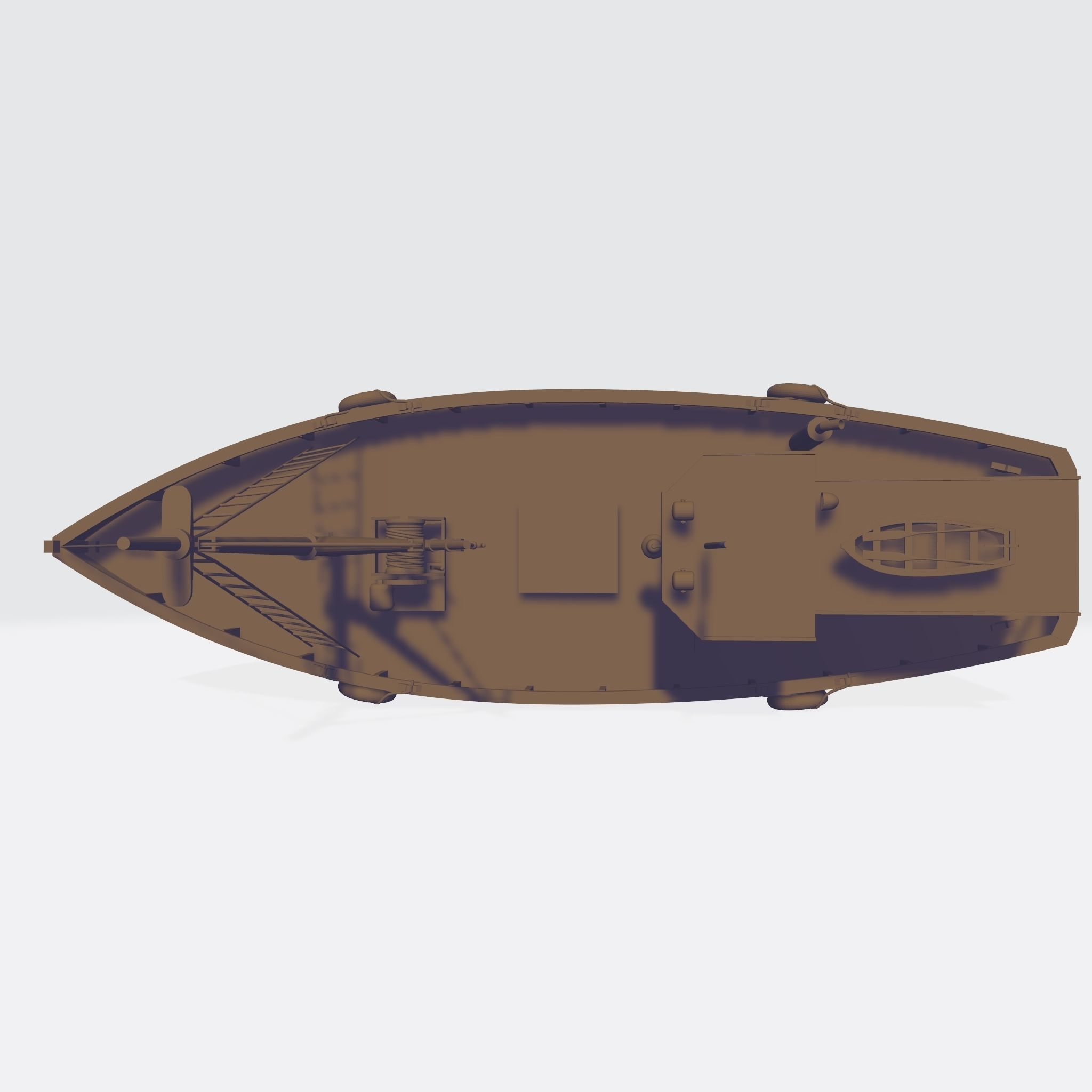 FISHER KING MODEL FISHING BOAT 3D model_33