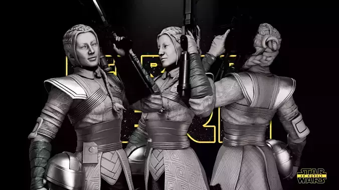 Fennec Shand Bust  - Tested and Ready for 3D printing