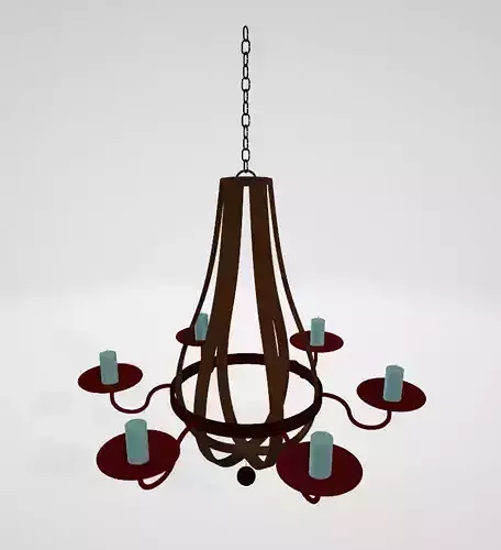 Chandalier chandelier with four candle holders