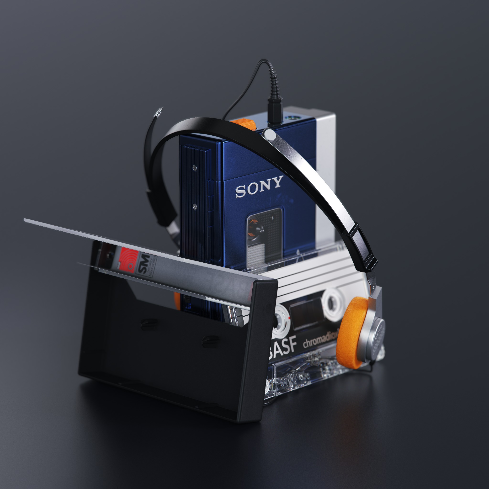 Walkman kit 3D Model Collection_1