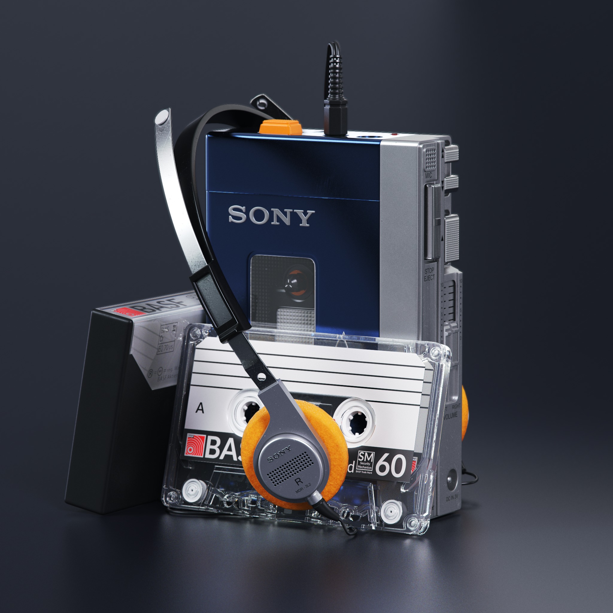 Walkman kit 3D Model Collection_2