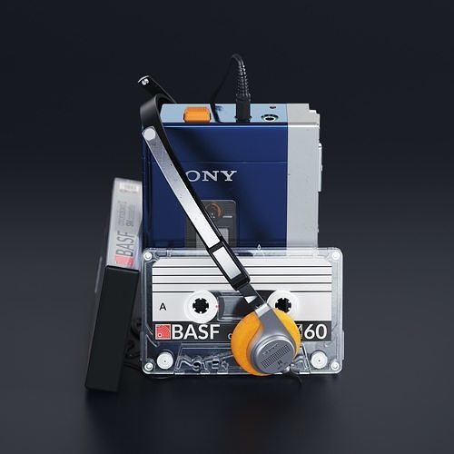Walkman kit 3D Model Collection