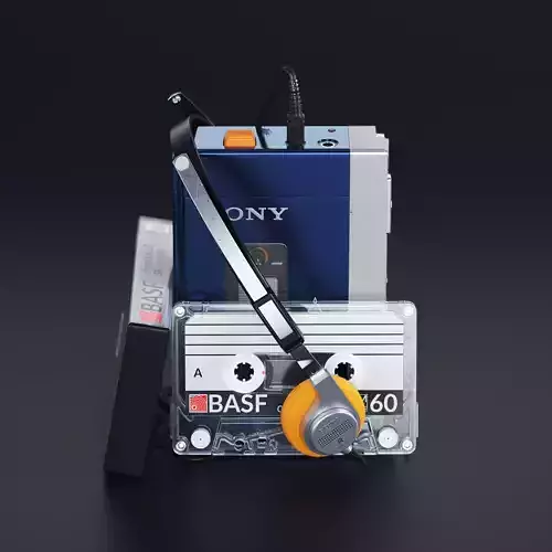 Walkman kit 3D Model Collection