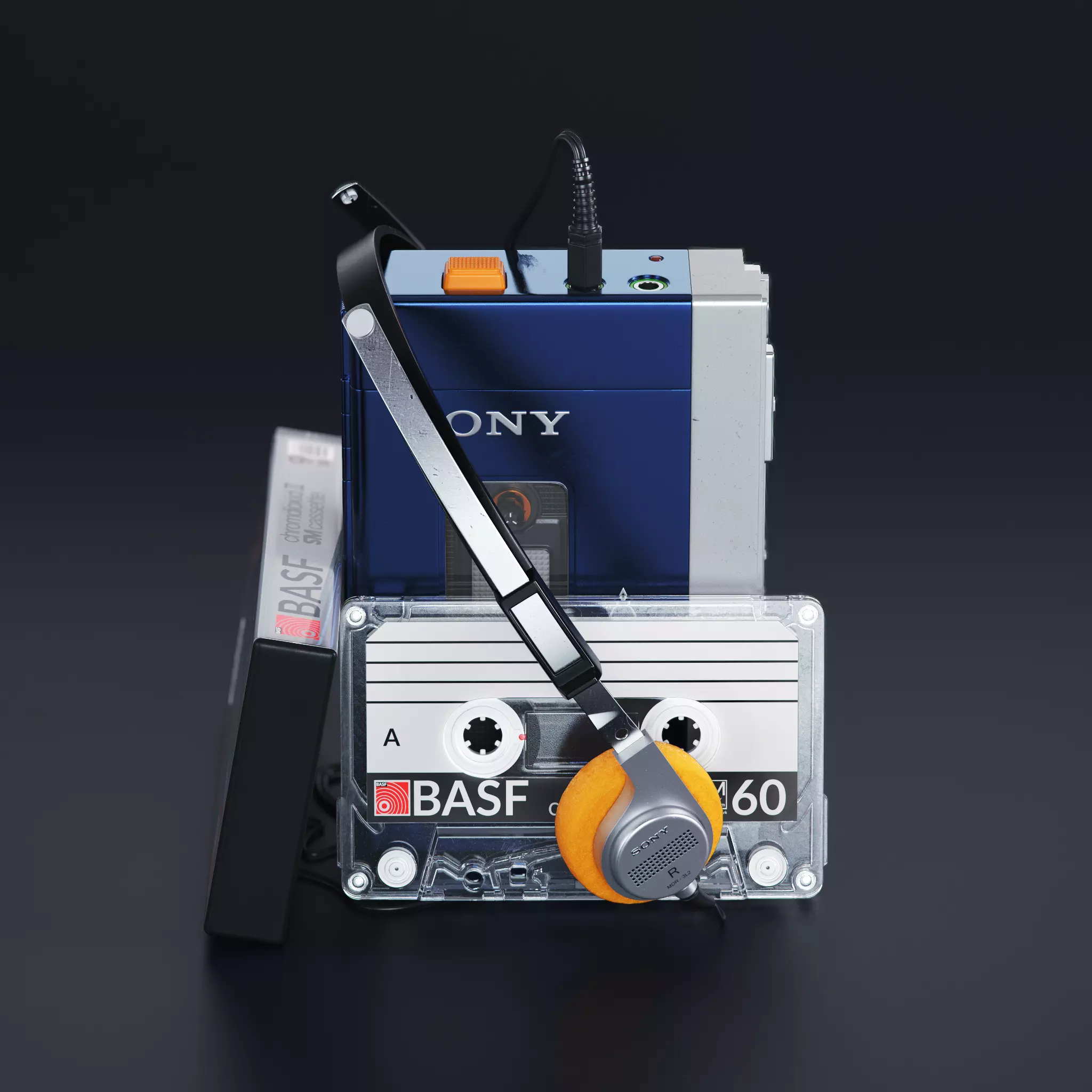 Walkman kit 3D Model Collection_0
