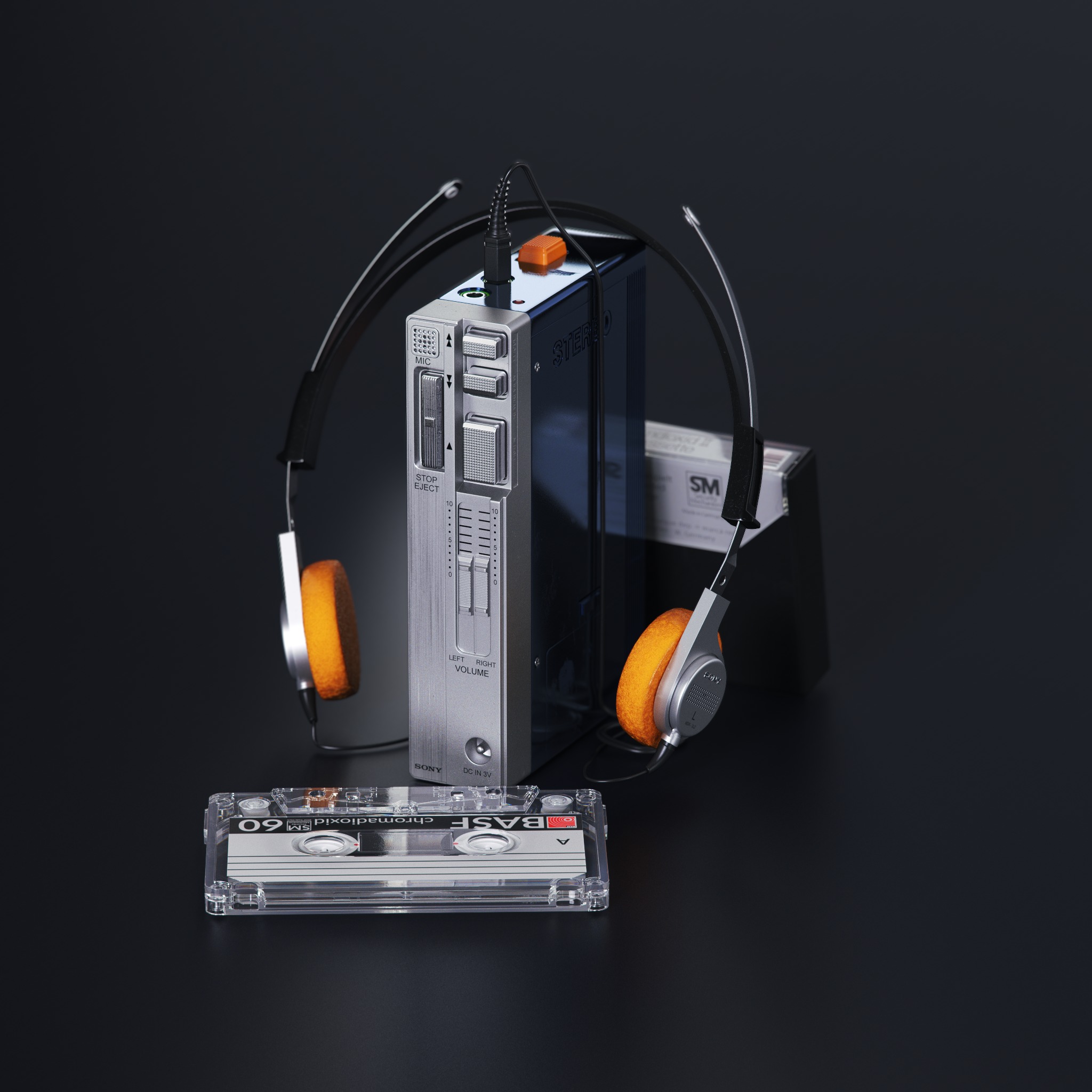 Walkman kit 3D Model Collection_3