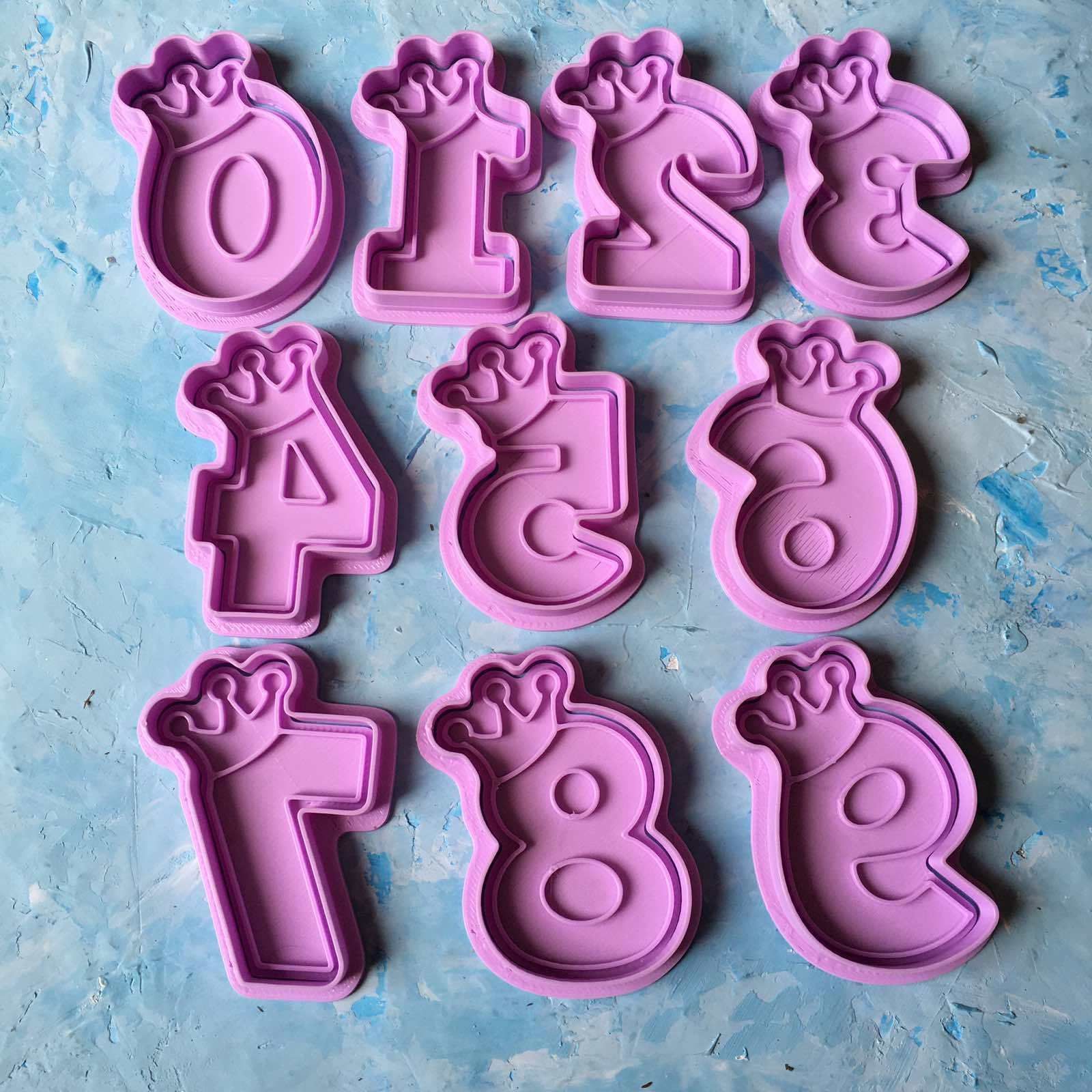 Set of numbers Cookie Cutter 3D print model_4