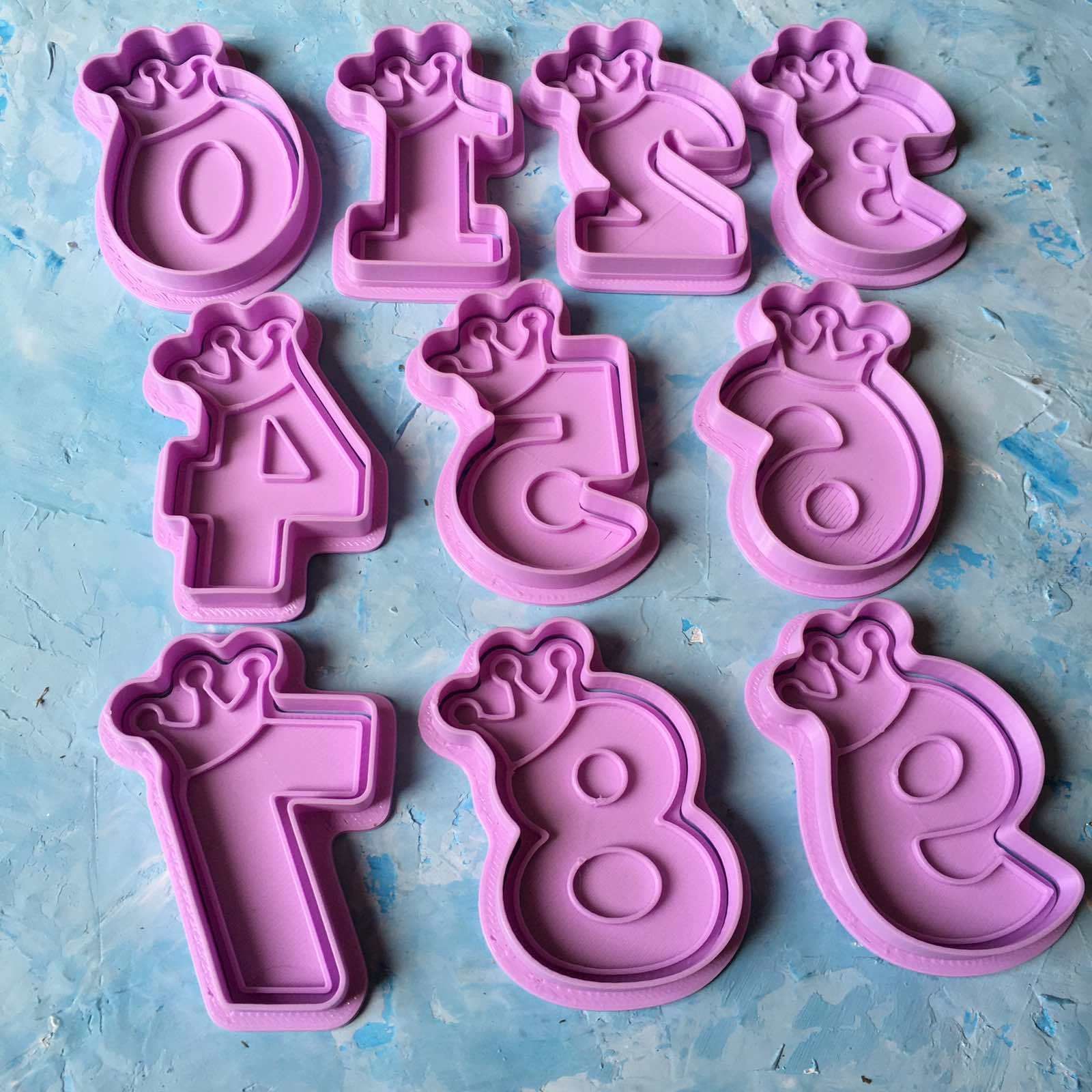 Set of numbers Cookie Cutter 3D print model_6