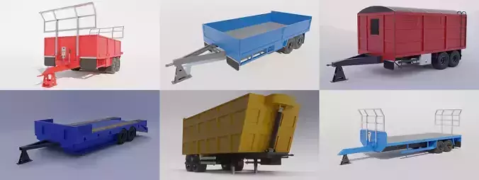 6 Agricultural Trailer