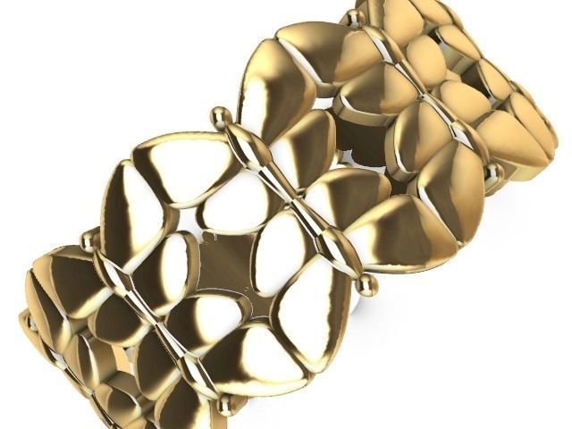 6 butterfly pattern ring stl verified 3D print model_7