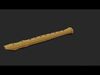 Lowpoly Flute Low-poly 3D model_1