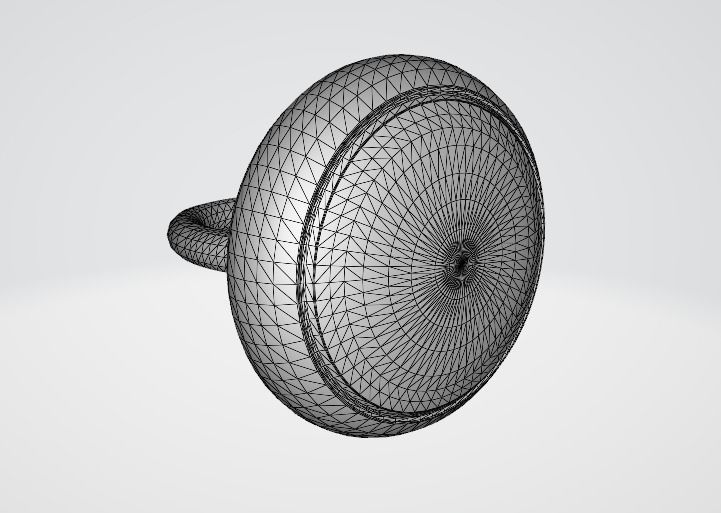 Ottoman Sultans Rings Bundle Low-poly 3D model_2