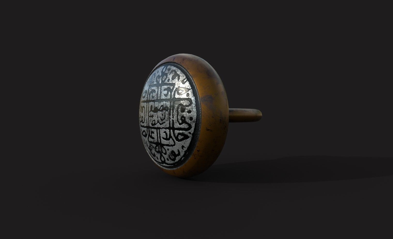 Ottoman Sultans Rings Bundle Low-poly 3D model_1