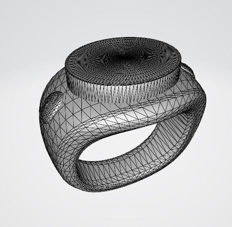 Ottoman Sultans Rings Bundle Low-poly 3D model_6