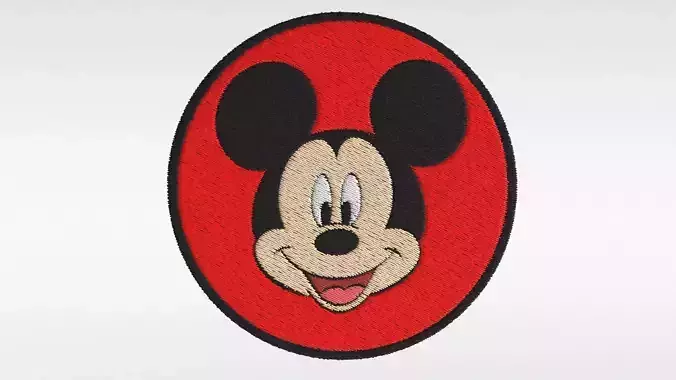 Embroidered Patch Mickey Mouse