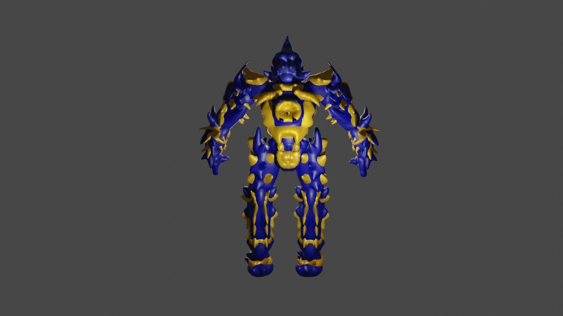 Knight 3D armor 3D model_1