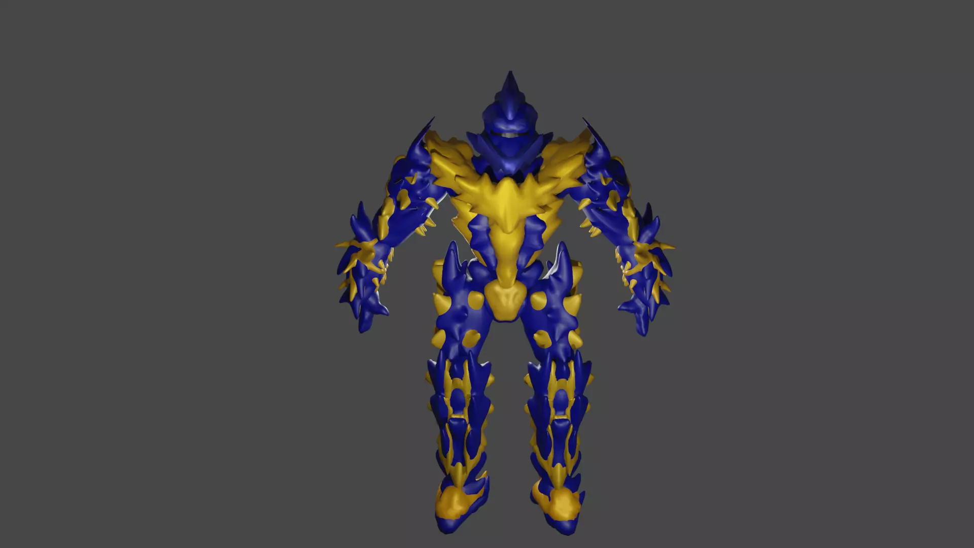 Knight 3D armor 3D model_0