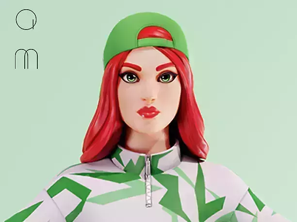 Chance - Fortnite Low-poly 3D model