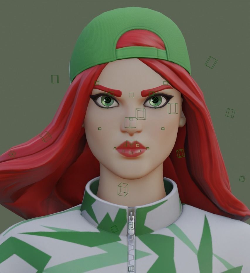 Chance - Fortnite Low-poly 3D model_9