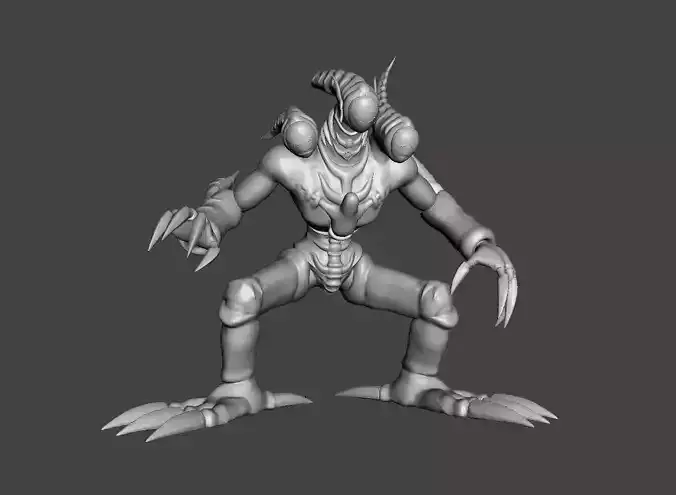 Masked Beast Des Gardius 3D Model