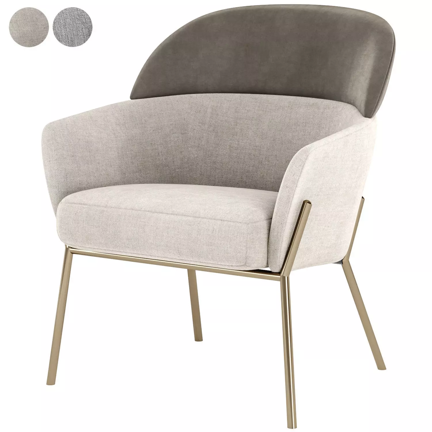 Wam armchair by Bross italia 3D model