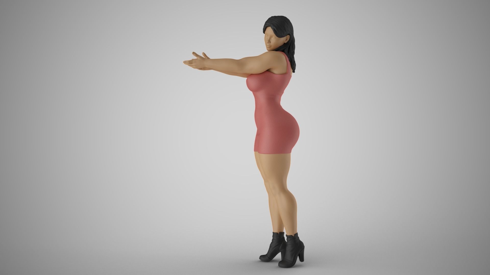 Nihilistic Girl 3D print model_10
