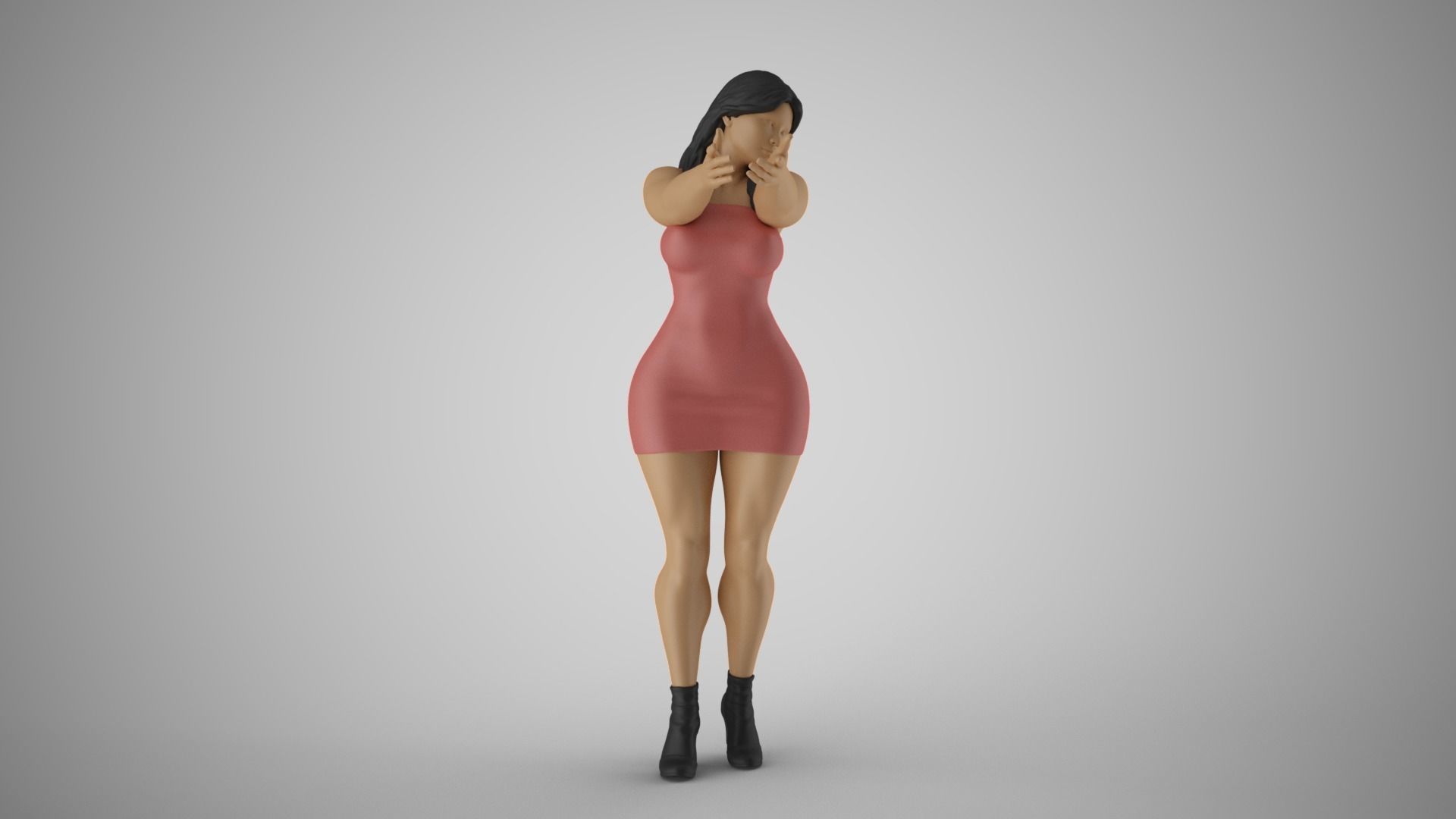 Nihilistic Girl 3D print model_4