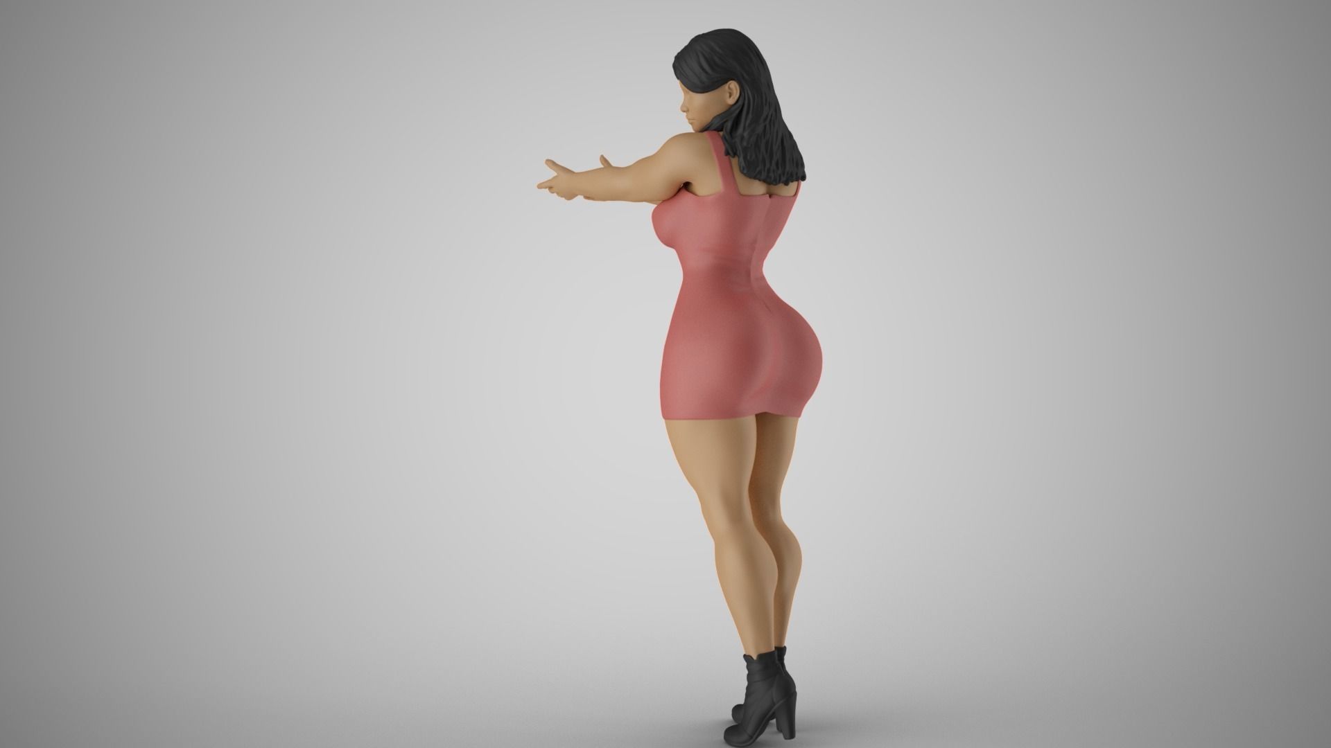 Nihilistic Girl 3D print model_9