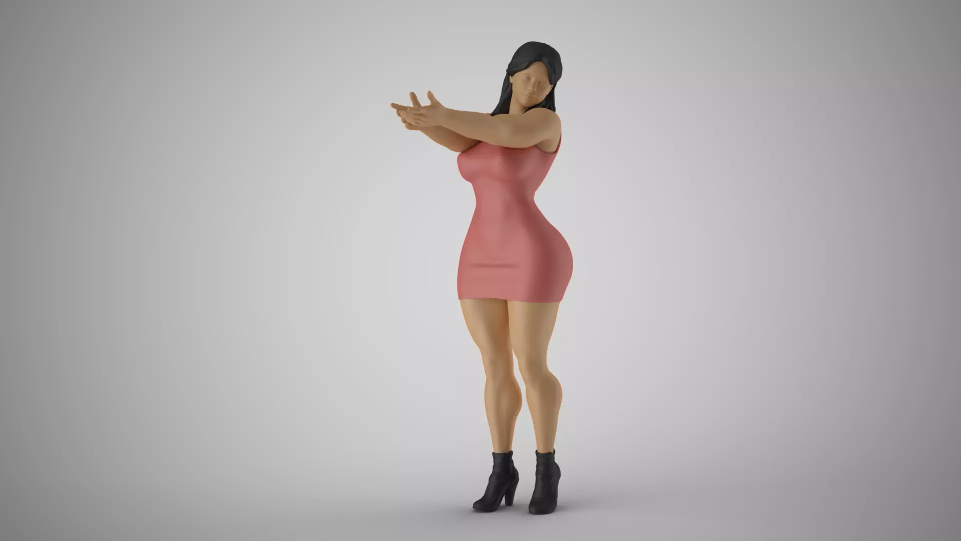 Nihilistic Girl 3D print model_0