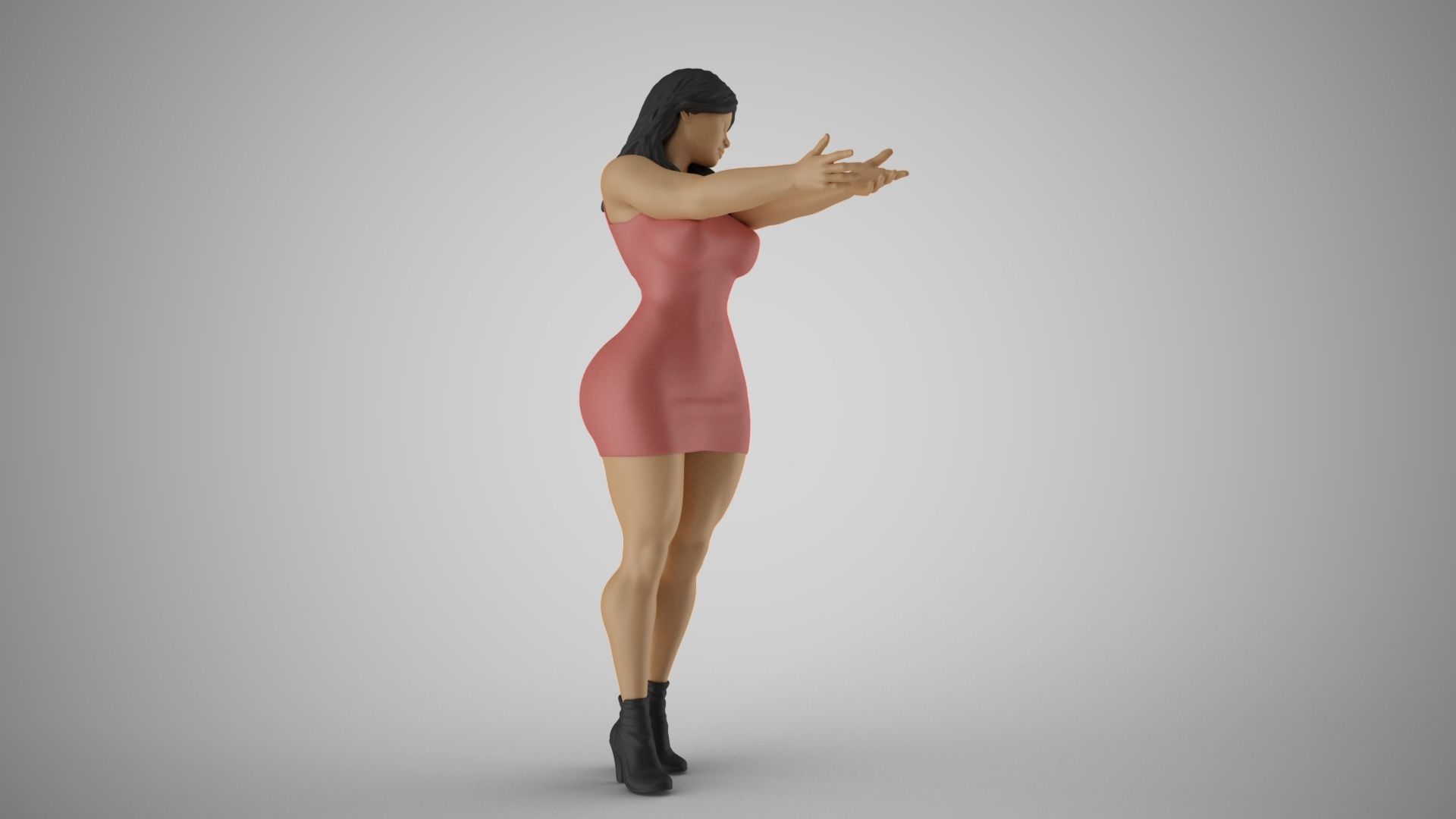 Nihilistic Girl 3D print model_5