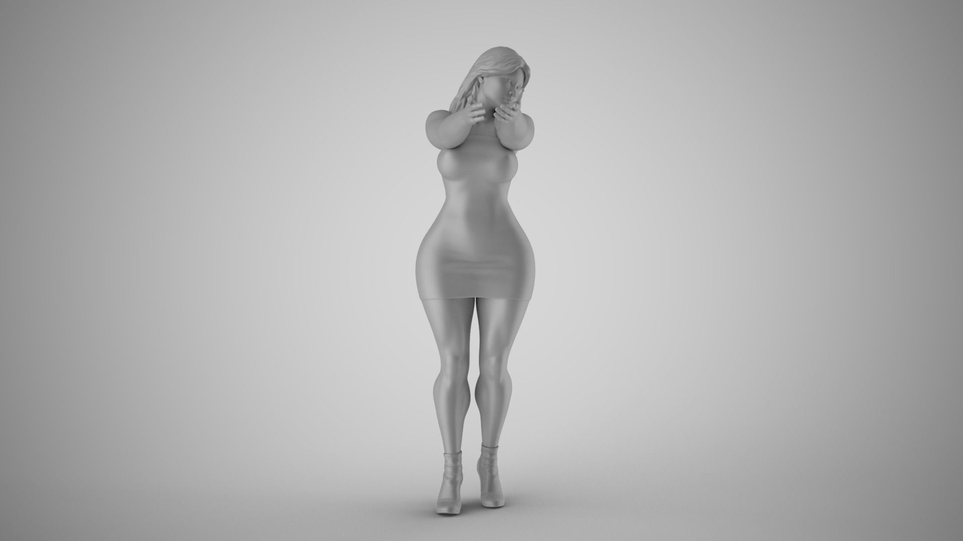 Nihilistic Girl 3D print model_3