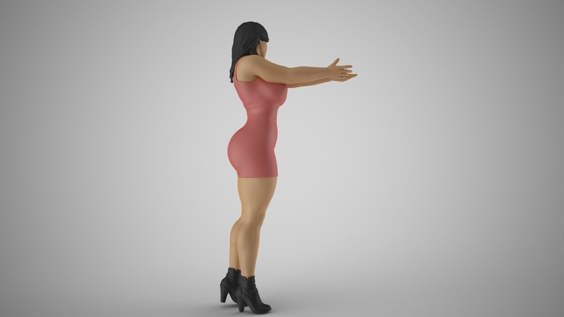 Nihilistic Girl 3D print model_6