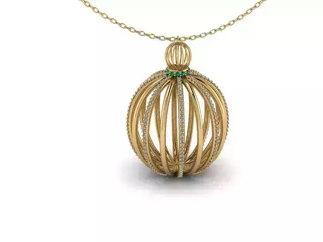 Fashion necklace 3D print model