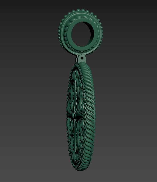 Sailor pendant 3D print model_11