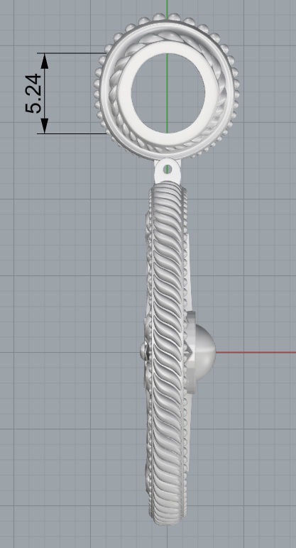 Sailor pendant 3D print model_20