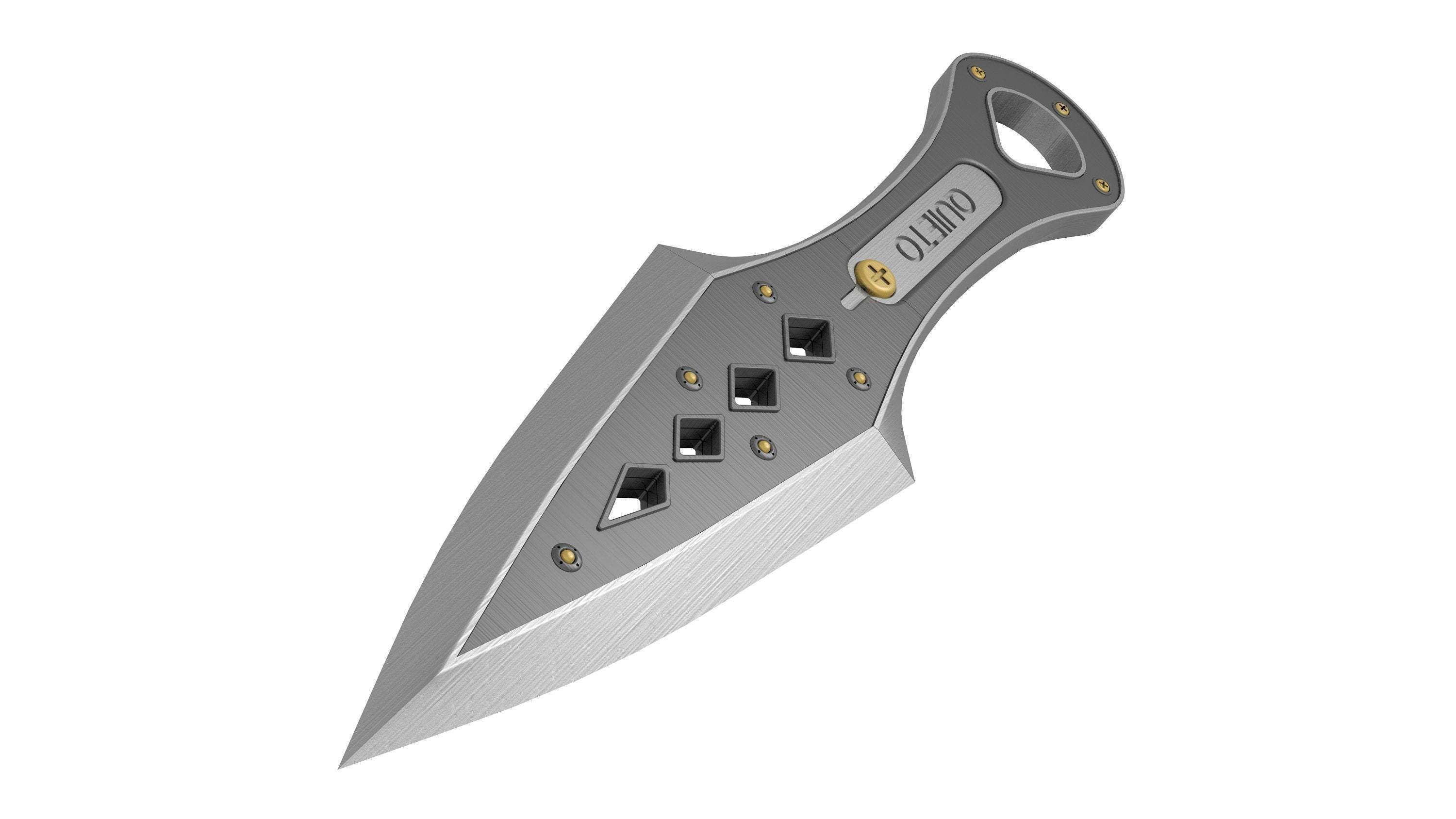 Wraith Kunai Knife - APEX - Printable 3d model - STL  3D print model_3