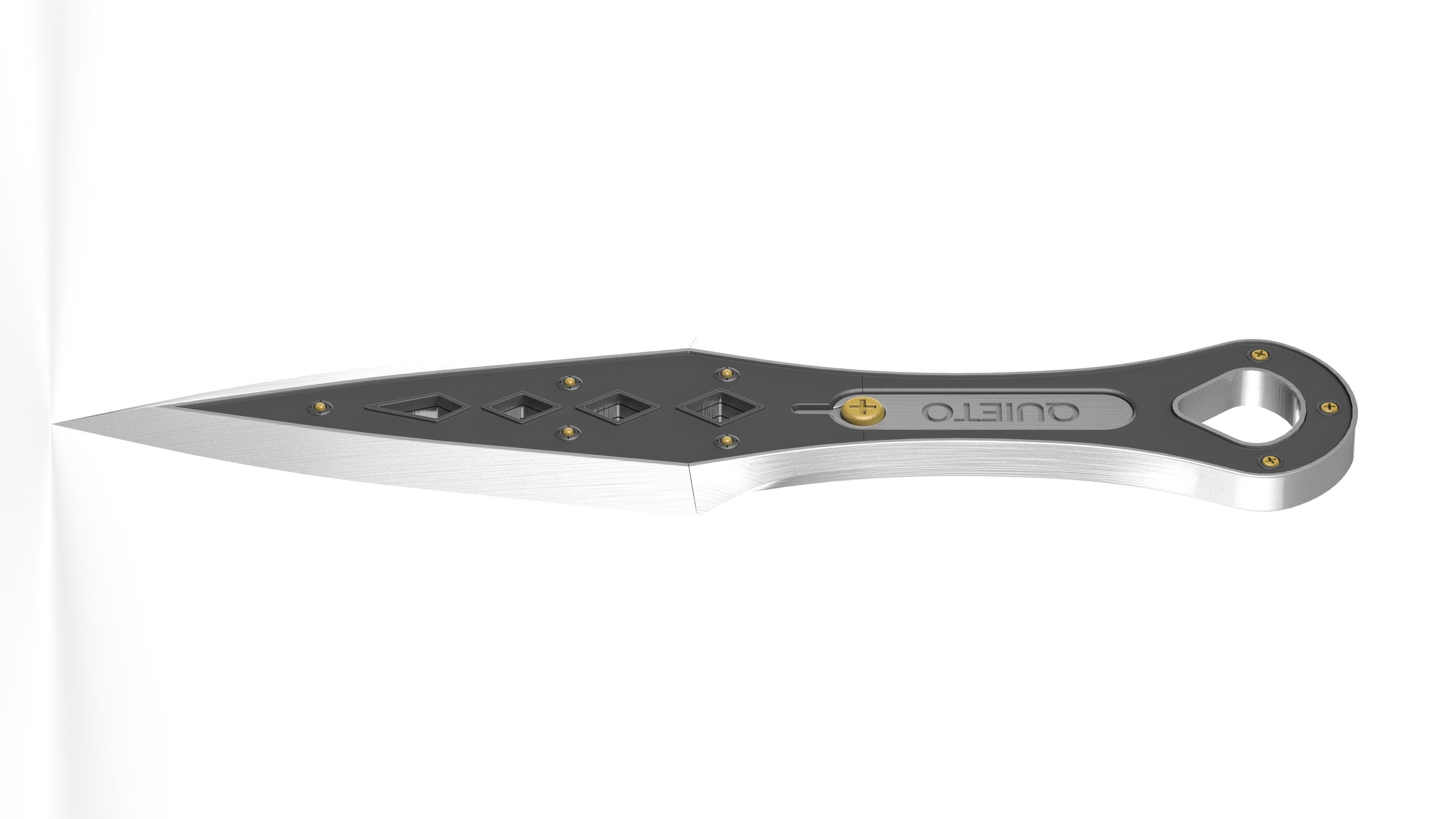Wraith Kunai Knife - APEX - Printable 3d model - STL  3D print model_5