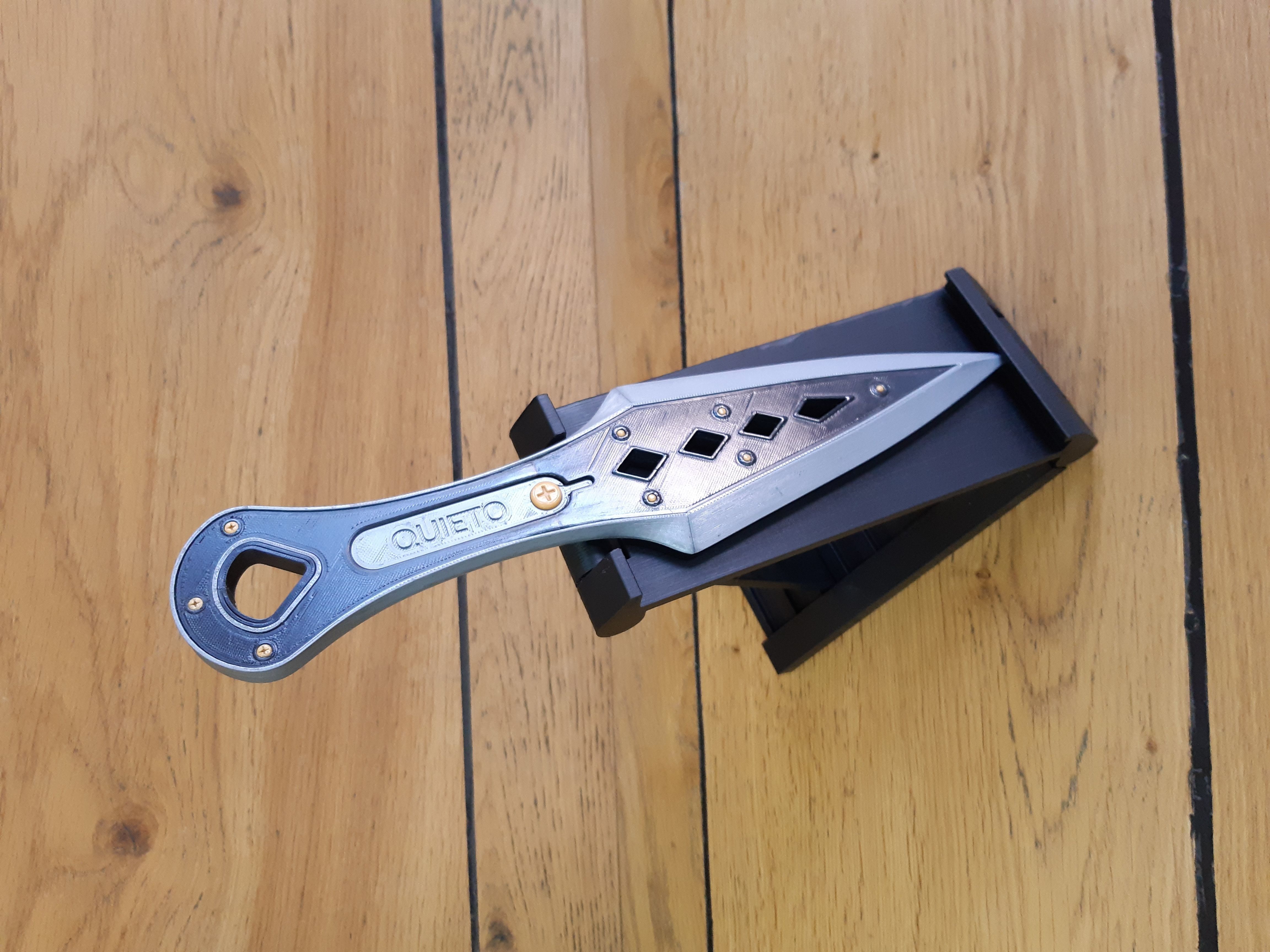 Wraith Kunai Knife - APEX - Printable 3d model - STL  3D print model_14