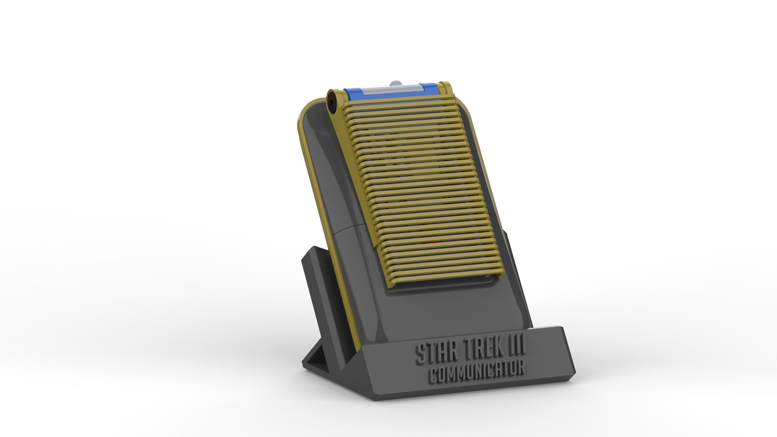 Communicator - Star Trek III - Printable 3d model - STL 3D print model_3