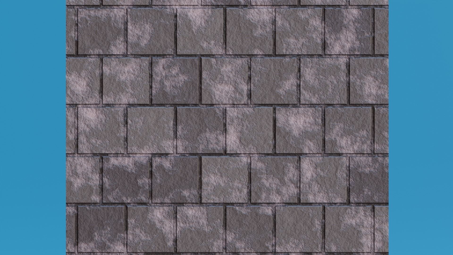 Stone Tower Low-poly 3D model_3