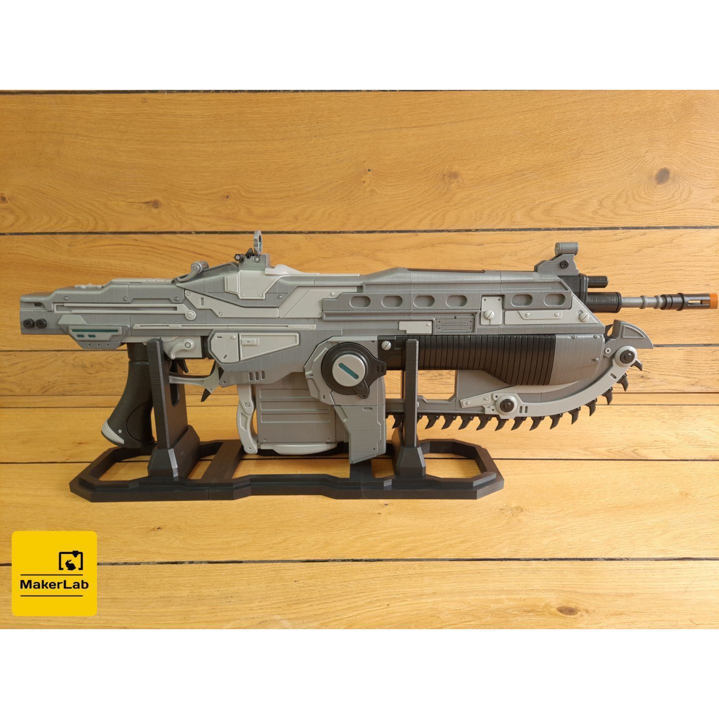 Lancer - Gears of War - Printable STL - Personal Use 3D print model_12