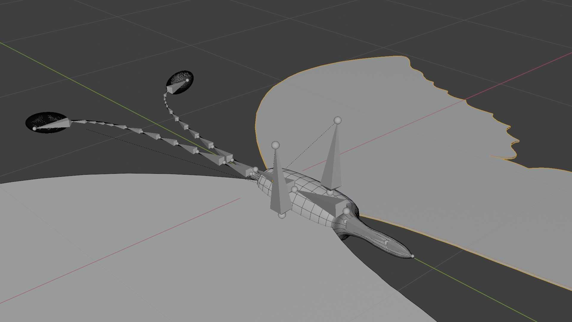 Rigged And Animated Butterfly 3D model_11