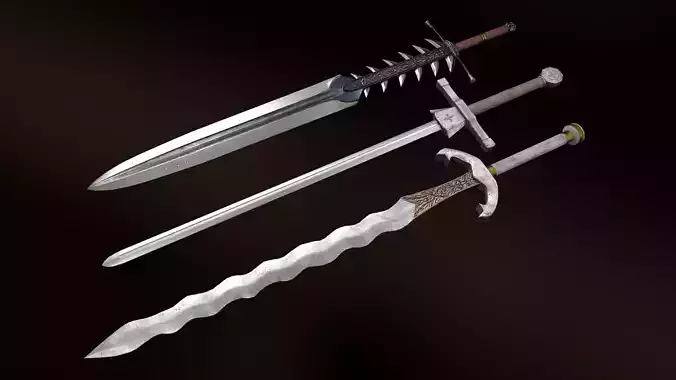 GreatSword Collection Vol 1 - PBR Low-Poly Models