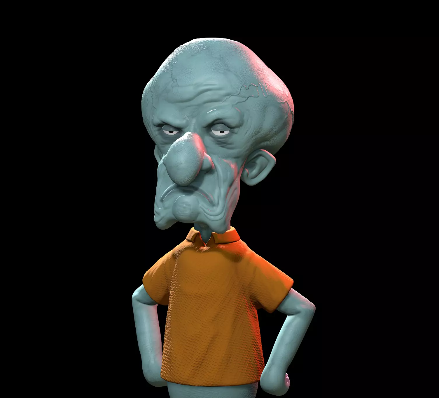 Squidward Quentin Tentacles from Spongebob 3D print model_0