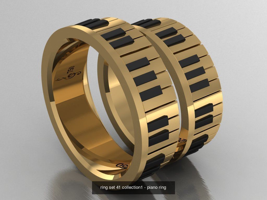 100 ring set engagement ring  3D Model Collection_53